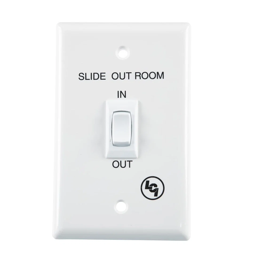 120639 – LIPPERT COMP Slide Out Switch, Rocker Switch White Switch White Panel Single With Switch and Plate
